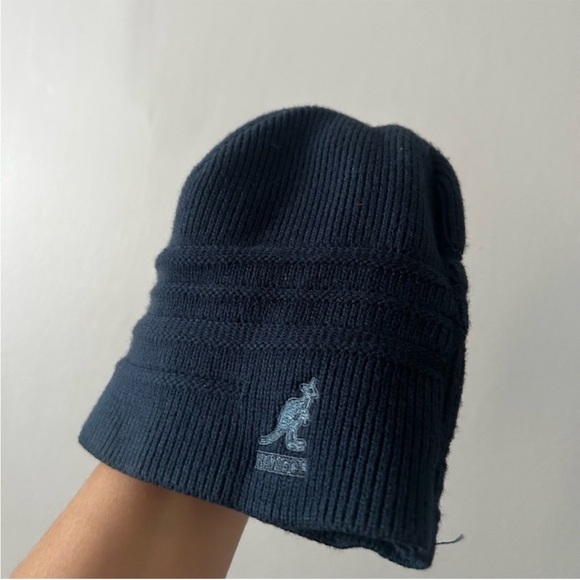 Kangol Beanie Hat Navy Blue - Picture 1 of 5